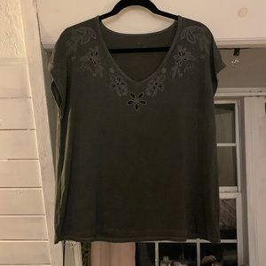 American Eagle Gray Top